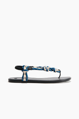Sandalias con dise?o anudado