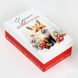 Набор новогодних подарочных коробок 15 в 1 Уютный Новый год, 12?7?4 см - 46.5?30?17.5 см