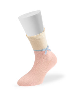 (Omsa) Calzino 22C01 (с бантиком и пикотом по резинке)