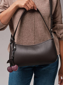 Сумка багет Azaro 31200 коричневый шоколад