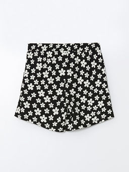 Beli Lastikli ?i?ekli K?z ?ocuk ?ort - Waikiki фото 3