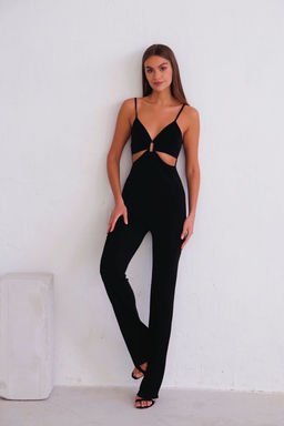 11572 Комбинезон чёрный открытый - Martichelli фото 11