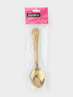 Набор столовых ложек Доляна Эмили, длина 20.5 см, 6 шт., нержавеющая сталь, золотистый фото 6