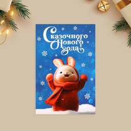 Цена за 2 шт. Набор почтовых карточек «Счастливый Новый год», 10 штук, 10×15 см