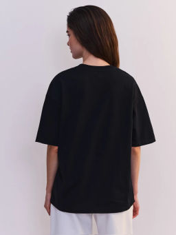 Футболка свободного кроя из хлопка OVERSIZE0726-50 / Zarina