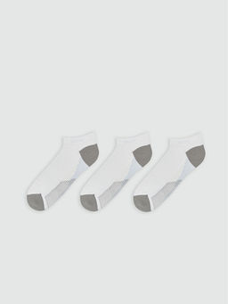 Renk Bloklu Erkek Patik ?orap 3l?