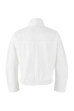 Trendyolmilla Wardrobe Essentials  Beyaz V Yaka Dokuma Bluz | TWOSS26BZ00091