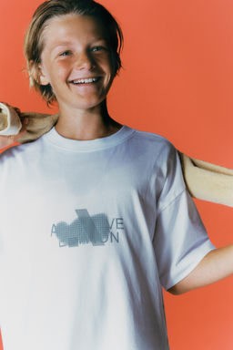 CAMISETA SPORTY LOGO / Blanco