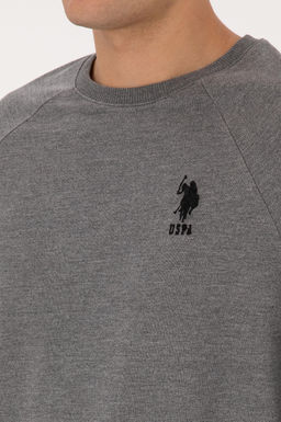 Erkek Antrasit Melanj Basic Sweatshirt - U.s. polo assn фото 14