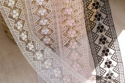 Кружево Gamma сетка 59 мм GKM-5902 в рулоне 10 м 0.2 Турция