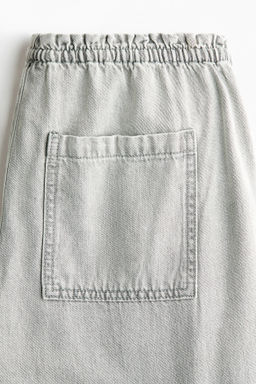 Pantal?n denim con cintura el?stica - H&m фото 7