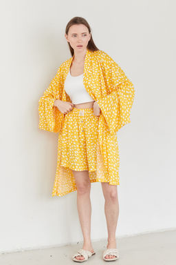 Костюм женский SET057/02/Желтый, белый - M&G all natural фото 2