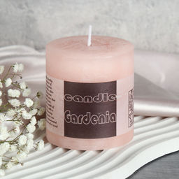 Свеча столбик ароматическая 8 см / ZH-041 /уп 96/ микс (Белый)