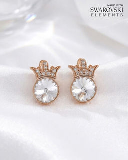 Серьги с кристаллами Swarovski