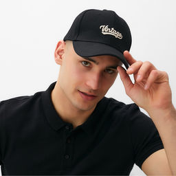 Кепка MINAKU Vintage, чёрная, размер 56-58