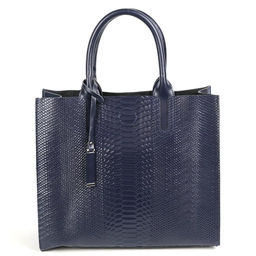 Женская кожаная сумка под змею 1555 Блу - Sergio valentini фото 4