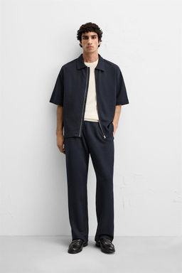 SEERSUCKER TROUSERS WITH PLEATS - Zara фото 15