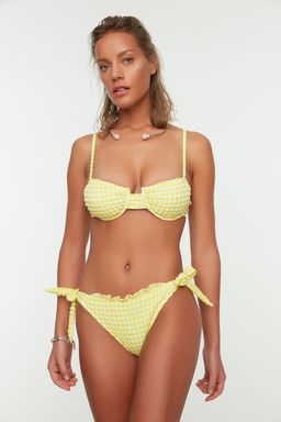 TRENDYOLMILLA Sar? F?rf?rl? Regular Bikini Alt? TBESS22BA0074 фото 8