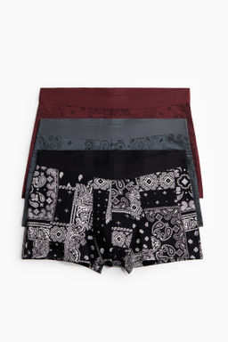Pack de 3 calzoncillos trunk cortos de algod?n