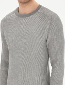Bordo Slim Fit Bisiklet Yaka Triko Kazak - Pierre cardin фото 7