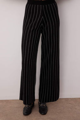 Siyah Cizgili Smart Kazak-Pantolon Triko Alt - Ust Tak?m TWOAW26AU00018 - Trendyolmilla фото 3