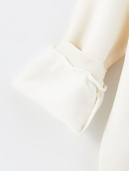 Bisiklet Yaka Uzun Kollu Nak??l? K?z Bebek Sweatshirt - Waikiki фото 2