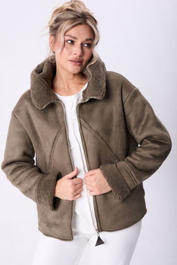 Дубленка Diamant 2121 олива