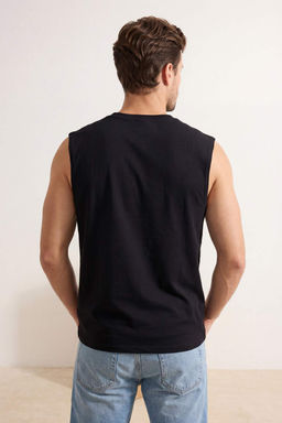 Beyaz Oversize/Genis Kesim %100 Pamuk Nak?sl? Atlet TMNSS26AL00002 - Trendyolmilla фото 12