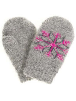 Варежки детские круговые Снежинка 2 0108-4 - Рассказовские варежки фото 2