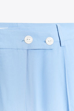 WIDE-LEG DARTED TROUSERS - Zara фото 6