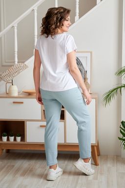 Брюки Rumoda 2023 серо-голубой  фото 6