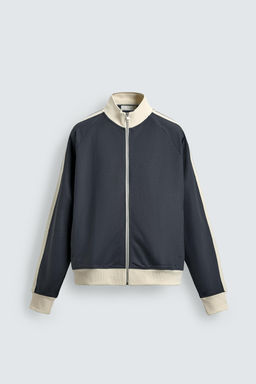 ZIP-UP SWEATSHIRT WITH STRIPES - Zara фото 15