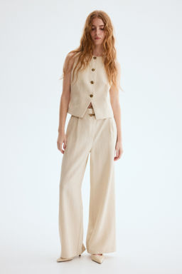 Pantal?n amplio con cintur?n - H&m фото 2