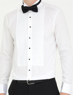 Beyaz Slim Fit Smokin G_mlek