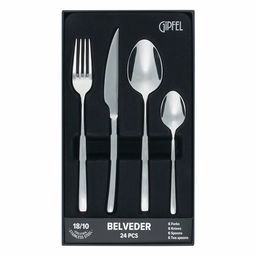 50685 GIPFEL Набор столовых приборов BELVEDER 24 пр. Материал: нерж.сталь 18/10.