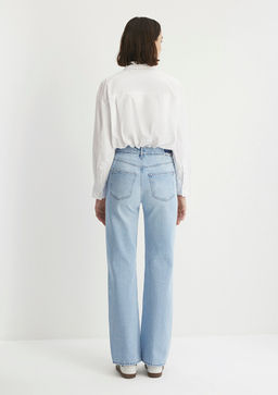 Victoria Premium Blue Ac?k Mavi Jean Pantolon  фото 6