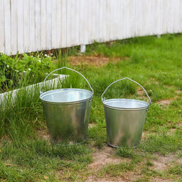 Ведро оцинкованное хозяйственное с ручкой, 7 л, d=24 см, h=24 см, ГОСТ - Simaland фото 10
