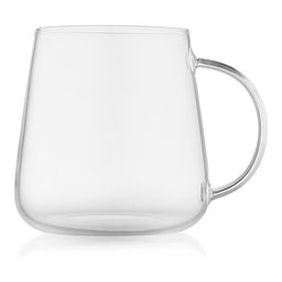 Набор стеклянных кружек Walmer Tulip, 2 шт, 0.4 л, цвет прозрачный  фото 3