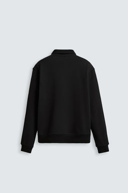 SUDADERA CUELLO CREMALLERA B?SICA / Negro - Zara фото 8
