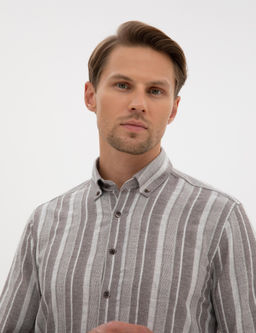 Vizon Regular Fit Uzun Kollu G_mlek