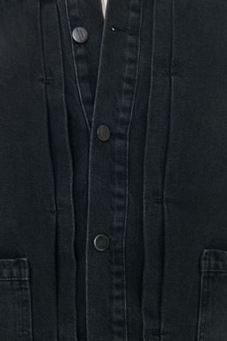 TRENDYOL MAN Antrasit Regular Fit Nervurlu Denim Kot Ceket TMNSS21CE0169 - Trendyolmilla фото 3