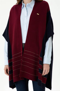 Женское темно-синее трикотажное пончо - U.s. polo assn фото 6