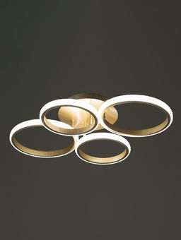 Люстра потолочная LED «Аурум», 48 Вт, 62×46×12.5 см, 3000-6500К