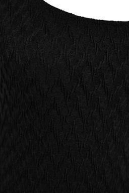 Siyah Dokulu Kare Yaka Kapl? Regular Mayo TBESS23MA00223