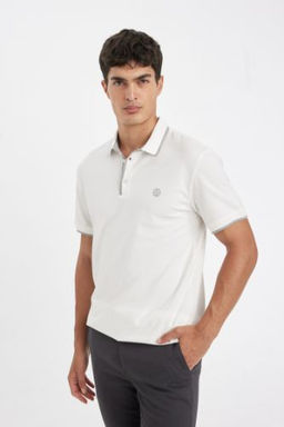 New Regular Fit K?sa Kollu Pike Polo Tisort