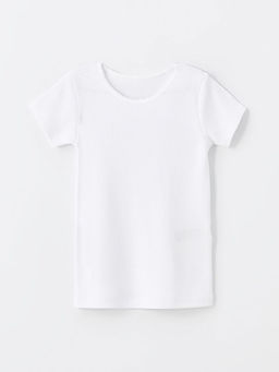 Bisiklet Yaka K?sa Kollu K?z ?ocuk Fanila