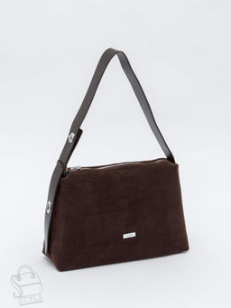 Сумка женская кожаная 8017SMS coffee Velina Fabbiano-Safenta