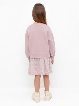 КР 5835/розовый лед платье для дев