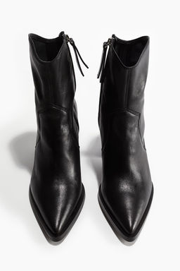Botines cowboy de piel - H&m фото 3