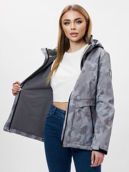 Ветровка MTFORCE женская softshell серого цвета 22005Sr  фото 5